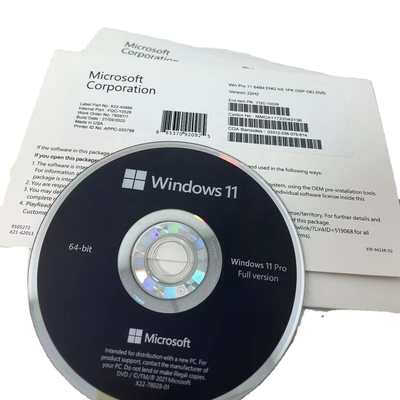 Windows 11 Pro DVD Pack 100% de trabajo con soporte multilingüe y entrega rápida
