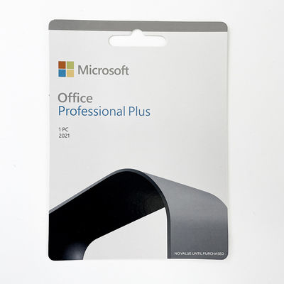 Tarjeta de clave de Office 2021 Pro Plus 100% en línea Actividad de Office 2021 Professional Plus Key Crd