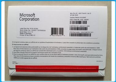 Paquete multi del OEM del Pro Pack del código dominante del producto de Windows 8,1 de la lengua auténtico