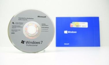 Versión profesional del Coa SP1 del pedazo del paquete 32 del OEM de Windows 7 de la lengua multi procesador de 1 gigahertz