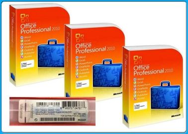 Caja llena original de la venta al por menor de ms oficina 2010 de Microsoft de la versión del 100% para Windows