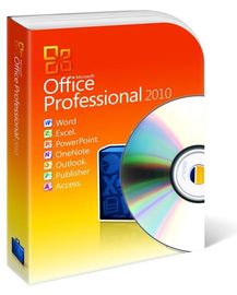 Caja de la venta al por menor del sistema informático Microsoft Office 2010, versión completa al por menor de ms oficina 2010