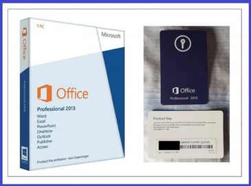Llave del producto del profesional de MS Office 2013, versión completa dominante de la venta al por menor de la oficina 2013