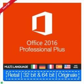Profesional opcional de ms oficina 2016 de Microsoft de la lengua más llave al por menor de FPP