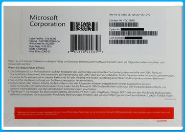 Favorable activación en línea de la llave el 100% del paquete del OEM de Microsoft Windows 10 originales