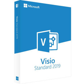 Versión auténtica 2019 de la empresa del estándar de Microsoft Visio de los códigos dominantes del software del 100%