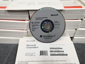 DVD profesional inglés/del francés de Windows 7 del OEM del producto de la llave de SP1 64Bit