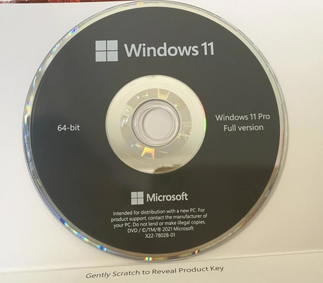 Llave del paquete del DVD del software del OEM de HDR Microsoft Windows 11