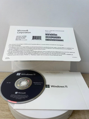 Windows 11 Pro DVD Pack 100% de trabajo con soporte multilingüe y entrega rápida
