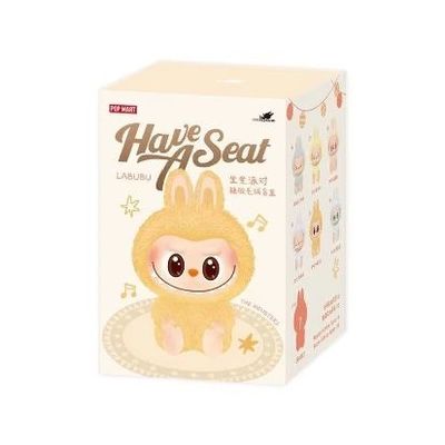 Monstruos originales auténticos de Popmart Labubu Excitantes asientos de macarrones caja ciega figura muñeca de peluche juguetes lindos cajas misteriosas