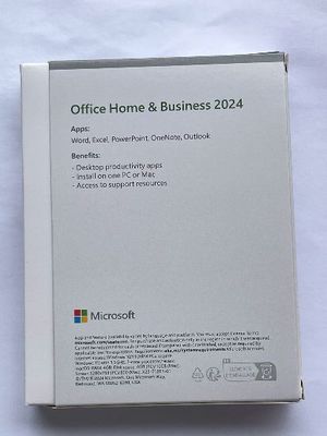Oficina Hogar y Negocios 2024 Oficina HB 2021 Caja sin medios de comunicación Completo paquete de llaves obligatorias Caja minorista
