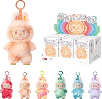 Popmart oficial Labubu V3 3.0 Monstruos grandes en energía Amor Felicidad Lealtad Serenidad Esperanza Suerte Secret ID Plush Toy