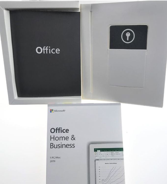 Empresa Microsoft Office llave al por menor casera y del negocio de 2019 ninguna versión del DVD PKC