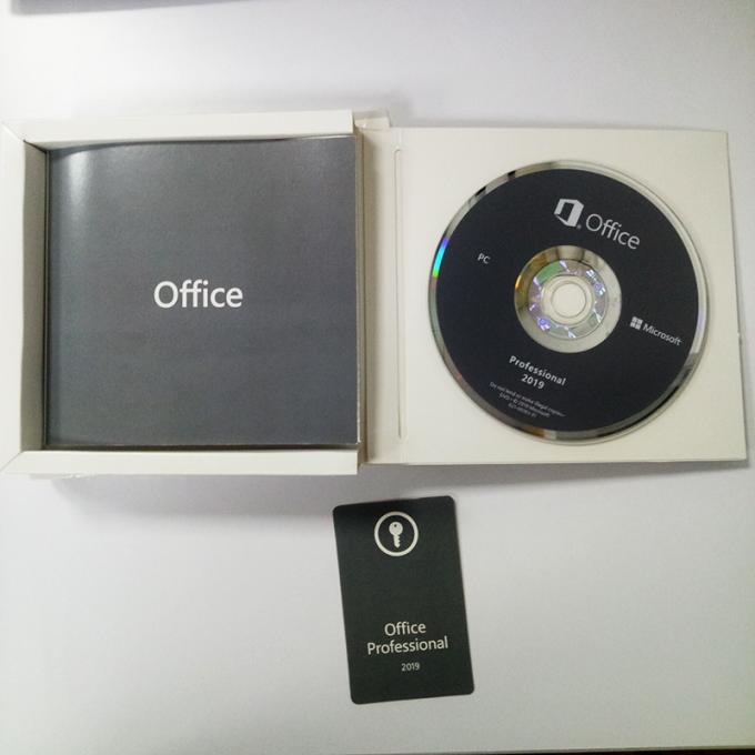 Software 2019 de la original del paquete del DVD del código dominante de Microsoft de la oficina de los varios idiomas favorable