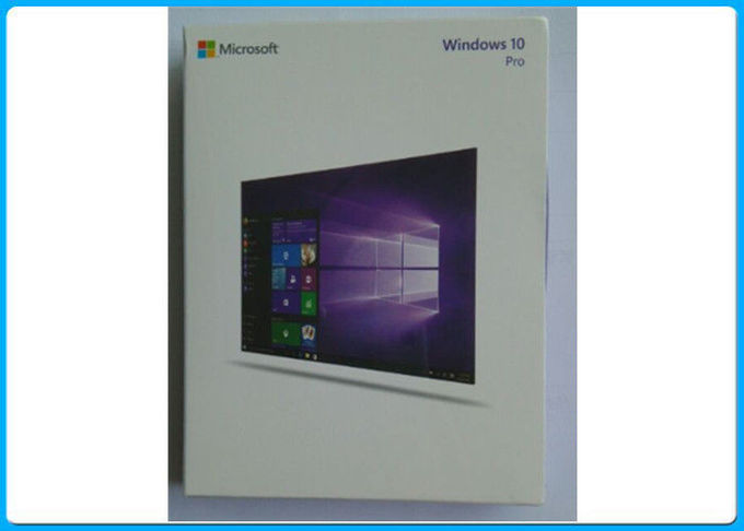 Etiqueta engomada original del OEM de Windows 10, caja de la venta al por menor de Windows 10 para el área global