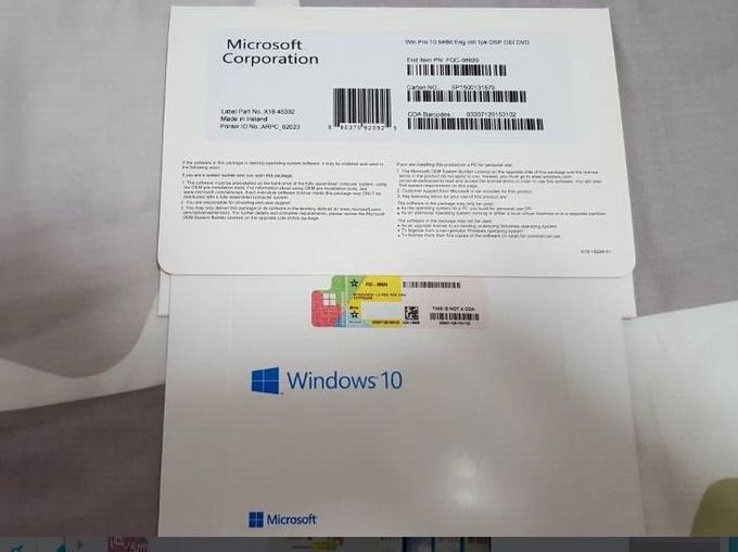 Activación en línea original de la llave el 100% del OEM del profesional de Microsoft Windows 10